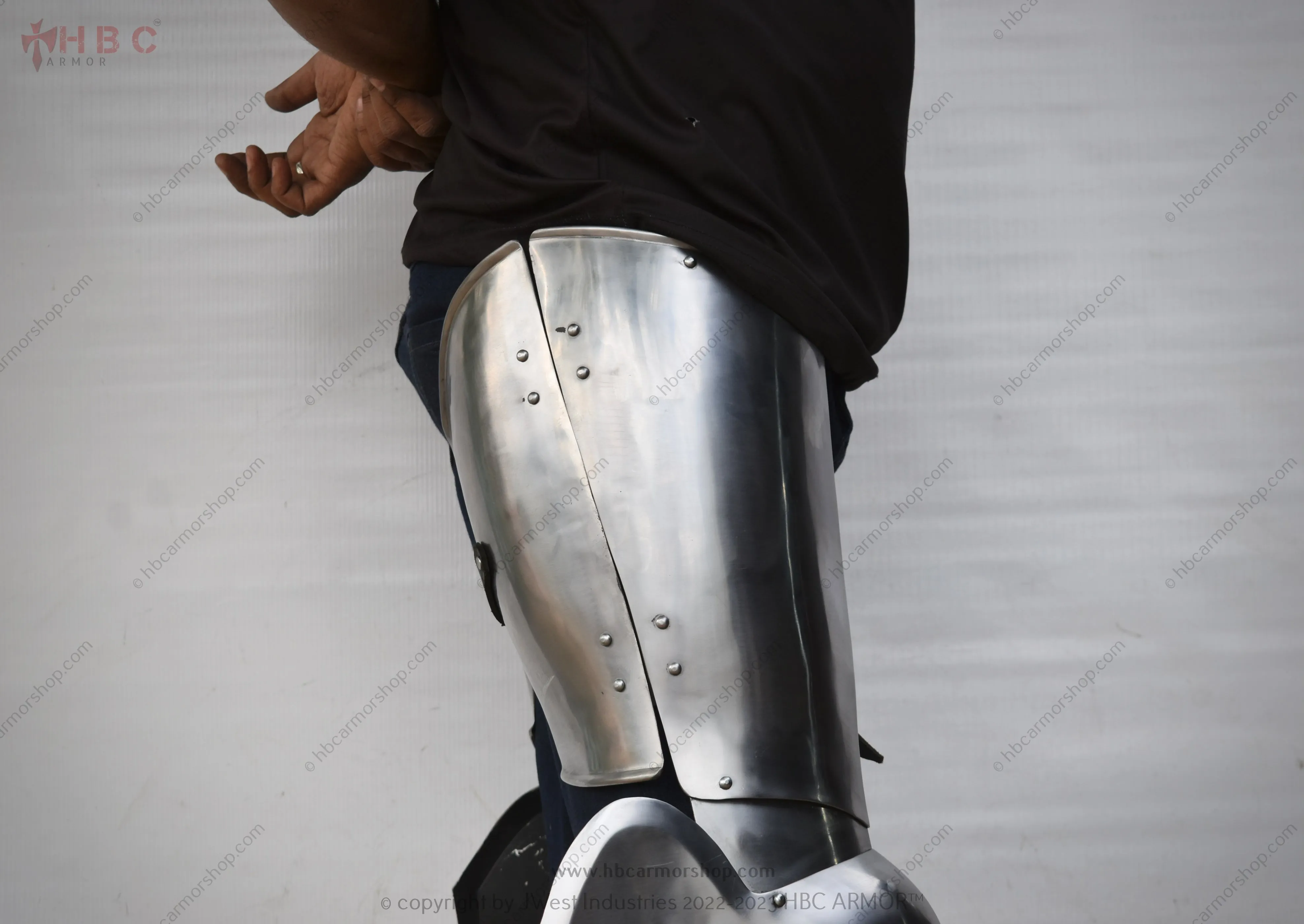 14th Century Churburg Leg Armor for Medieval Combat & Reenactment/Buhurt/SCA