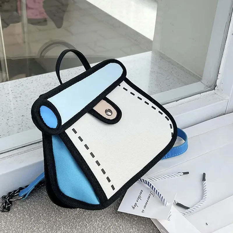 2D Cartoon Handbag