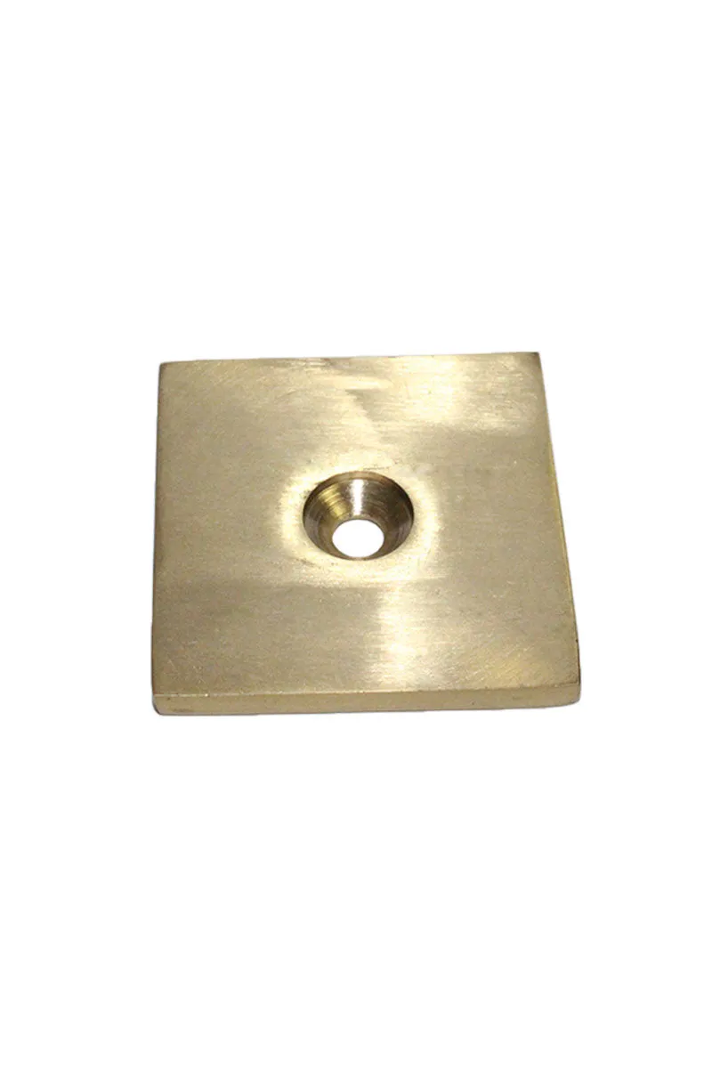 40mm Square Disc Solid Brass Floor Protectors