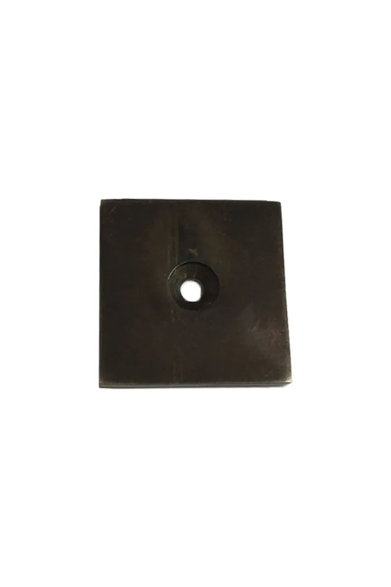 40mm Square Disc Solid Brass Floor Protectors