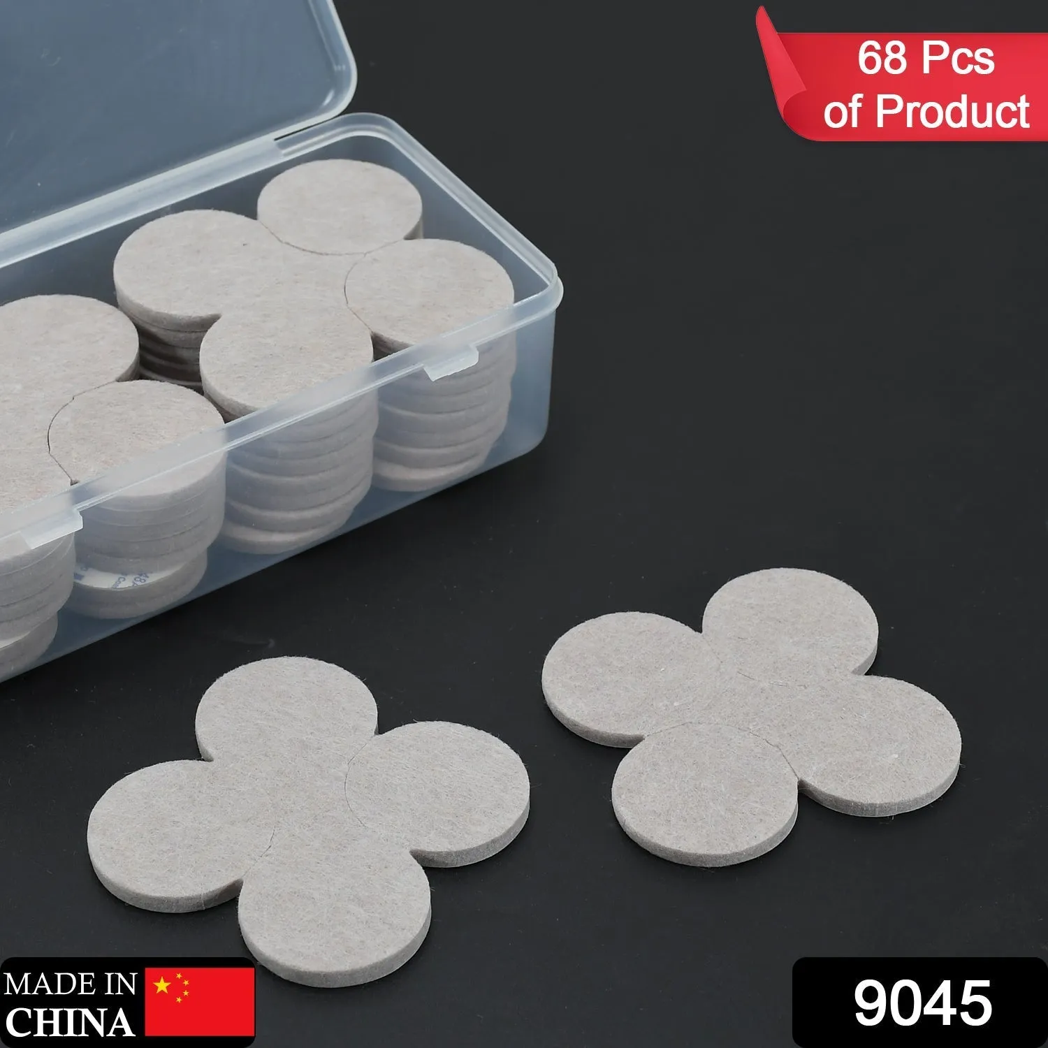 9045 Furniture Pads Round Self-stick Non-slip Anti-scratch Felt Pads Floors Protector