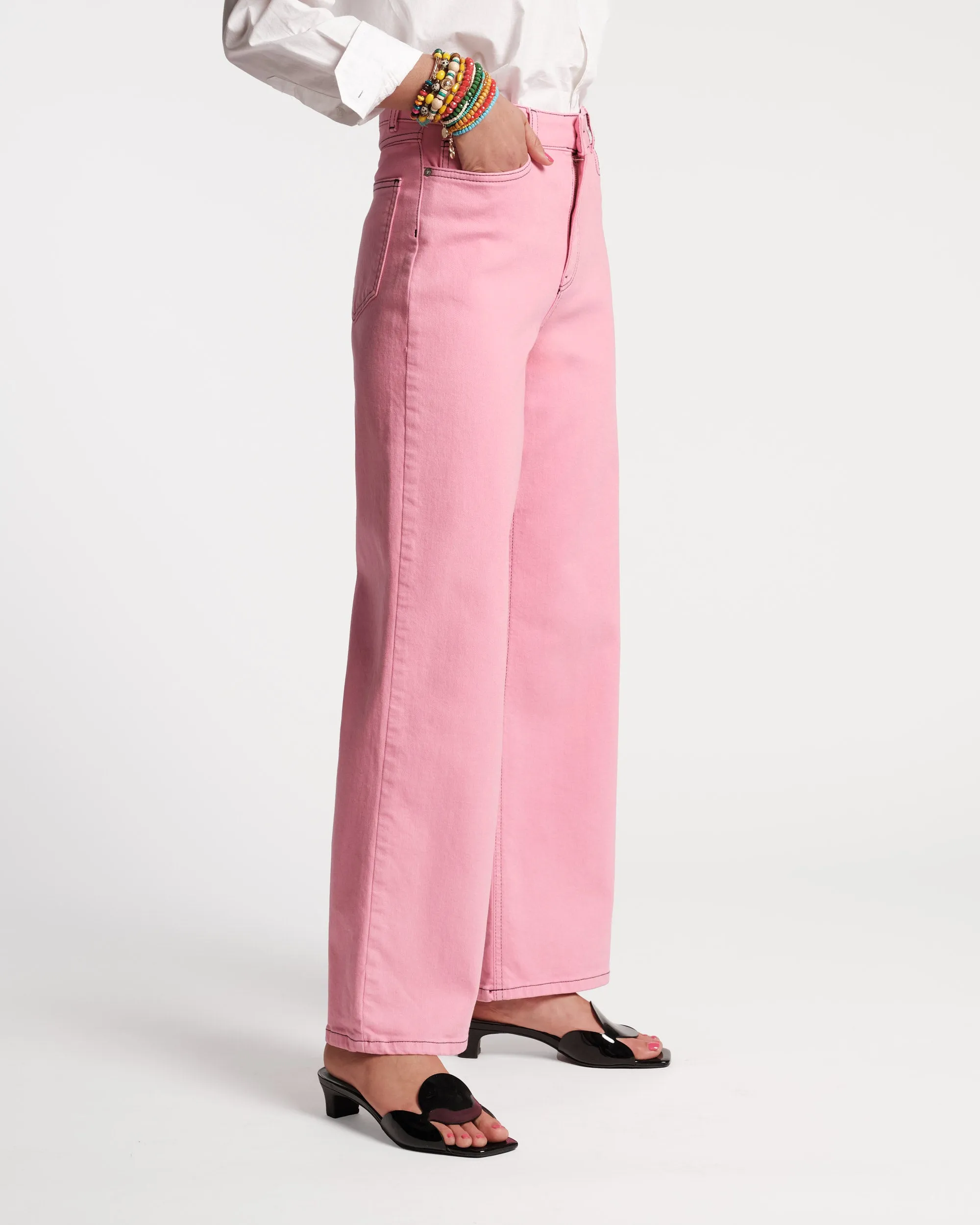 Ace Jean Stretch Denim Pink