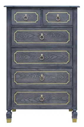 Acme Furniture House Marchese 6-Drawer Chest in Tobacco 28906