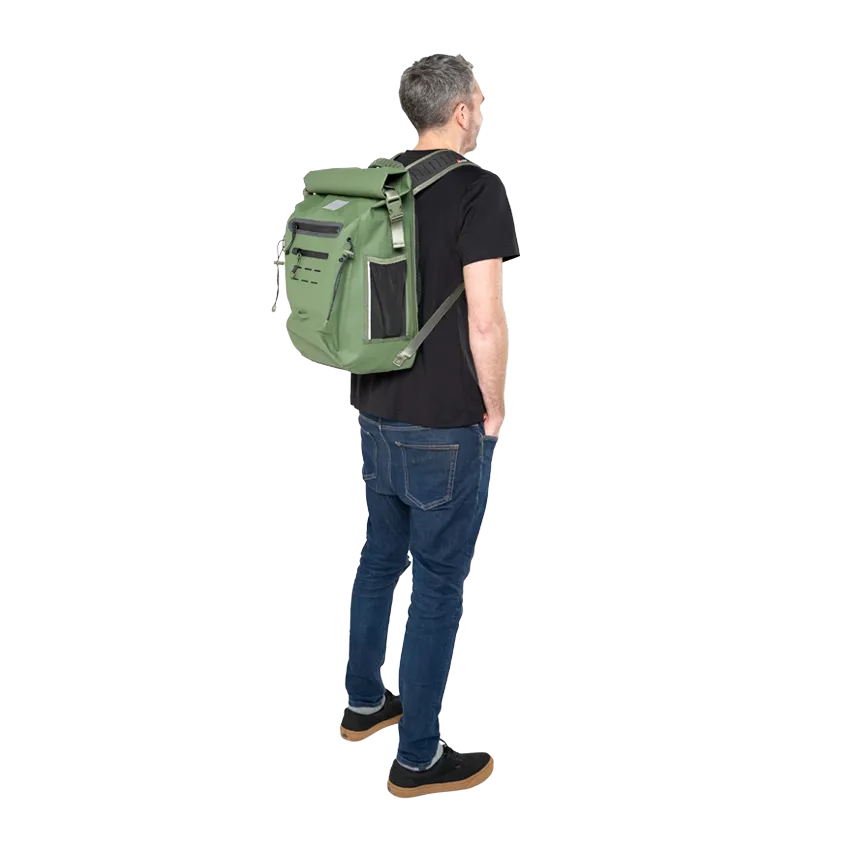 Adventure Waterproof Backpack 30L - Olive Green