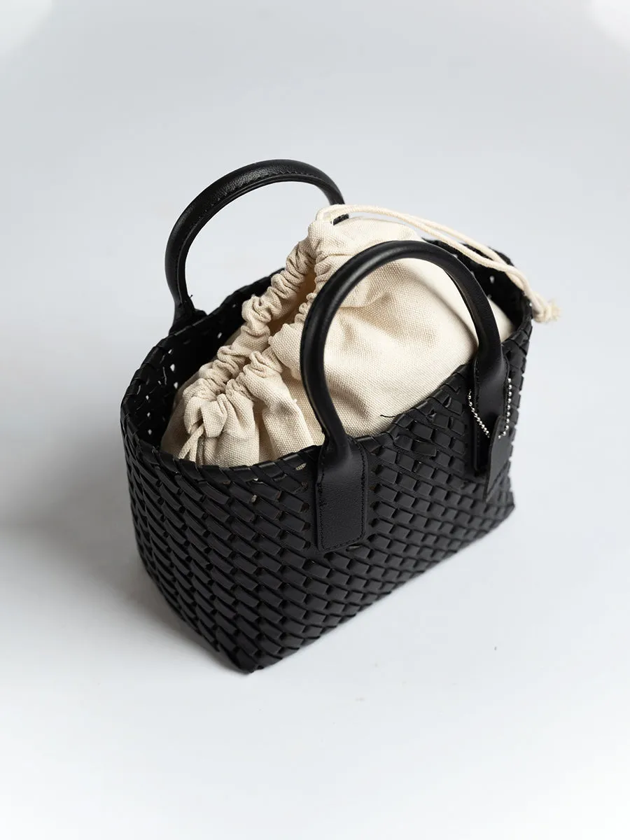 Alyna Weave Bucket Bag