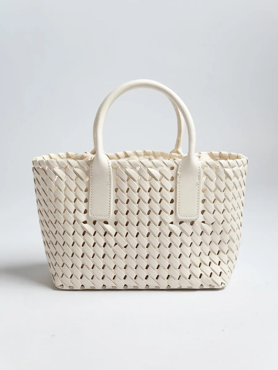 Alyna Weave Bucket Bag