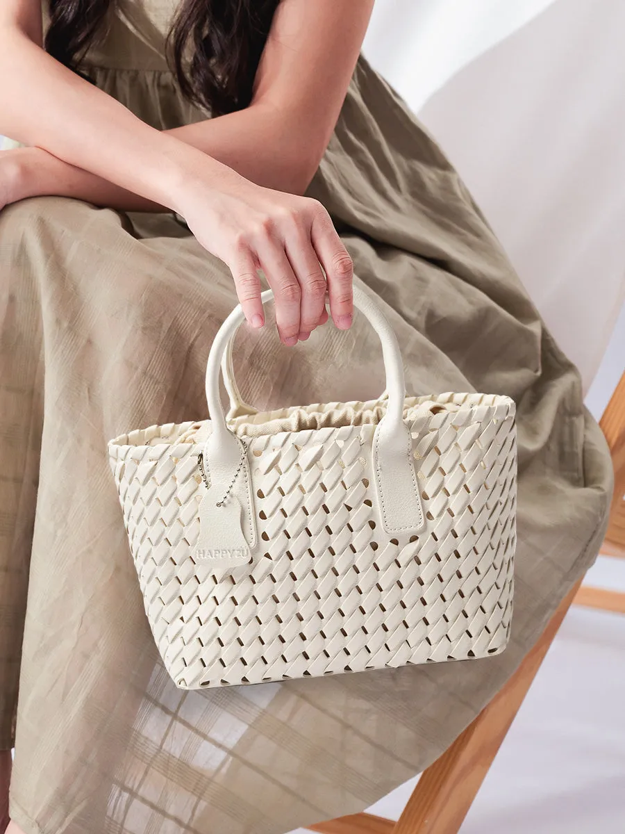 Alyna Weave Bucket Bag