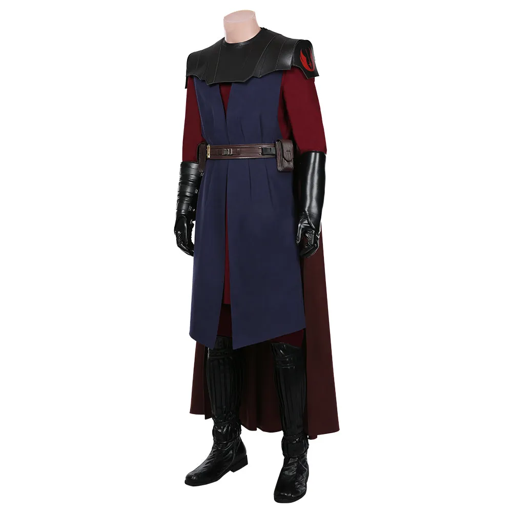 Anakin Skywalker Coat Cloak Uniform Outfits Halloween Carnival Suit Cosplay Costume