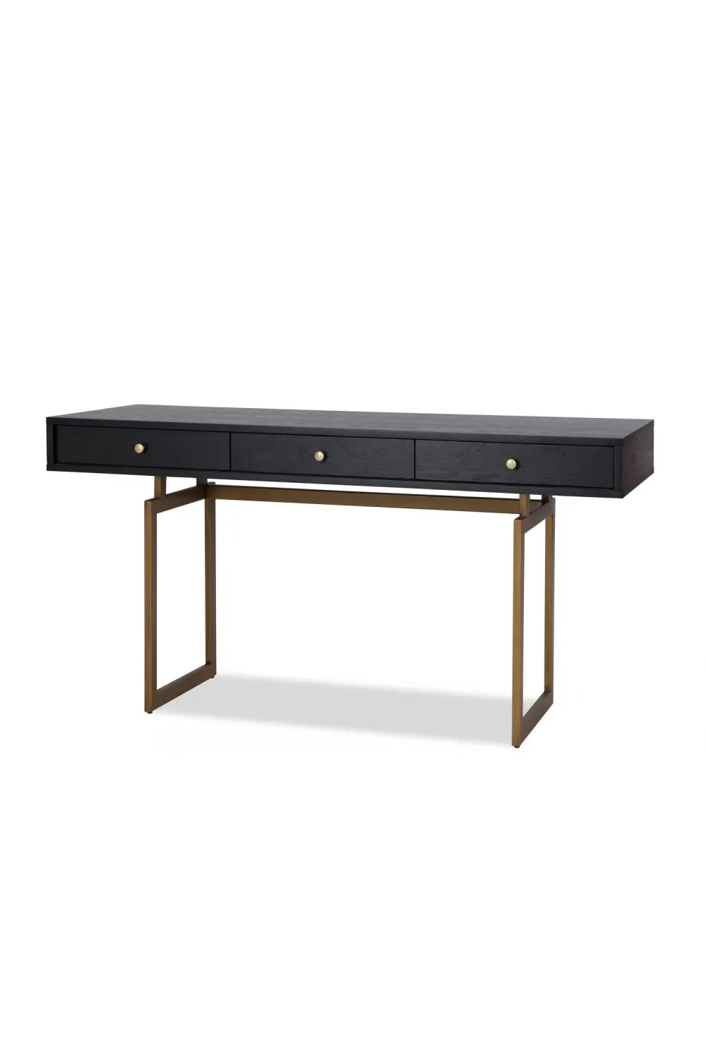 Antique Brass Leg Wooden Desk | Liang & Eimil Hamilton