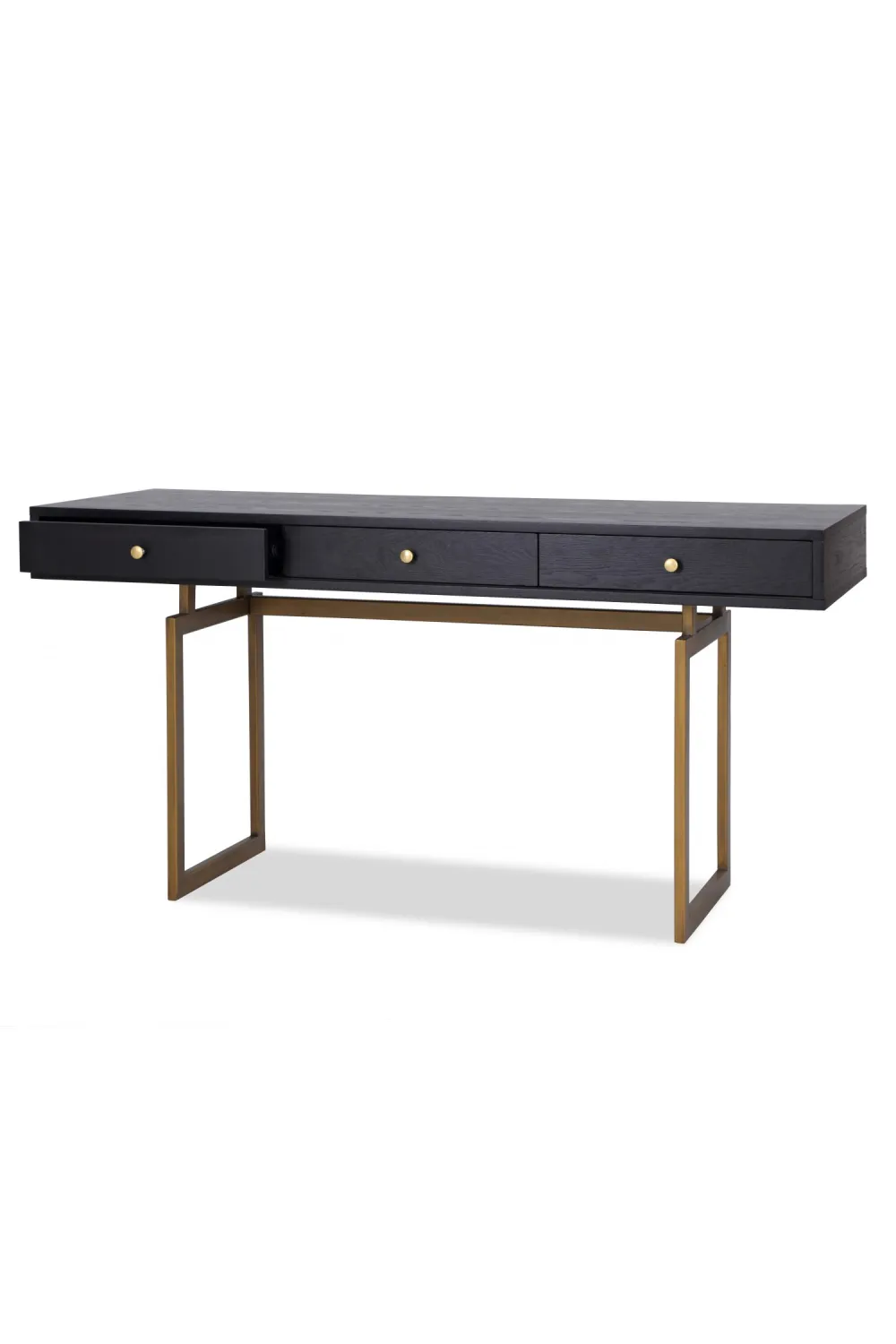 Antique Brass Leg Wooden Desk | Liang & Eimil Hamilton