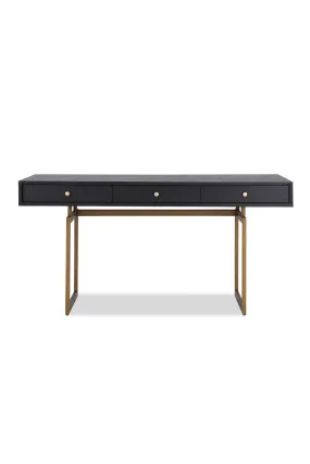 Antique Brass Leg Wooden Desk | Liang & Eimil Hamilton