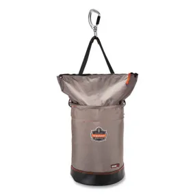 Arsenal 5974 Hoist Bucket Tool Bag W/ Swiveling Carabiner And Zipper Top, 12.5 X 12.5 X 17, Gray, Ships In 1-3 Business Days