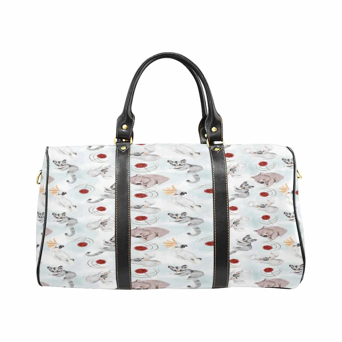 Australian Animals Koala, Sugar Glider, Wombat  Travel Bag