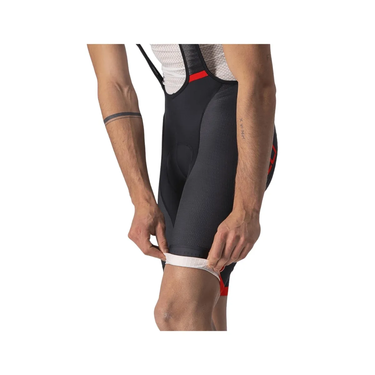 Bib short Castelli Competizione Kit Bibshort Black Red