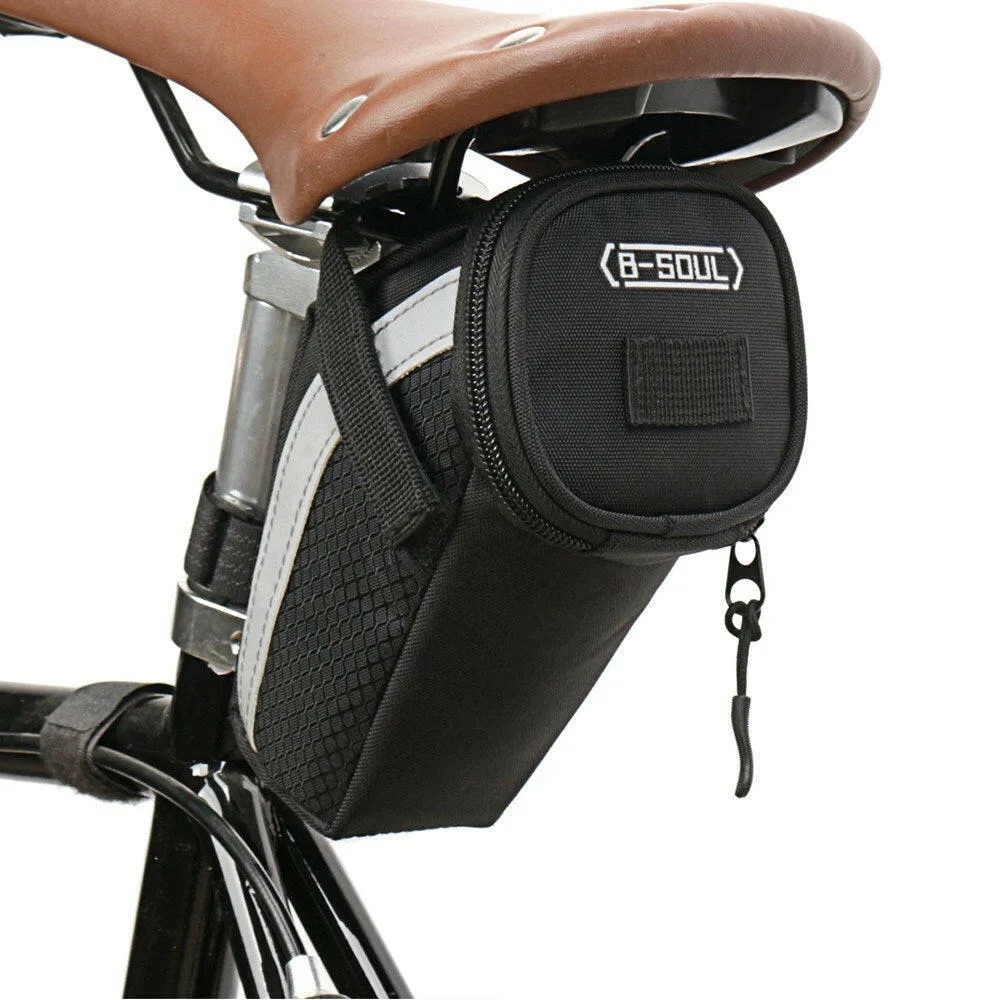 Bike Saddle Bag Cycling Seat Tail Bag Pouch MTB Bicycle Tool Storage Bag