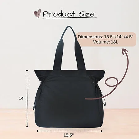 Black NGIL Shopper Tote Bag