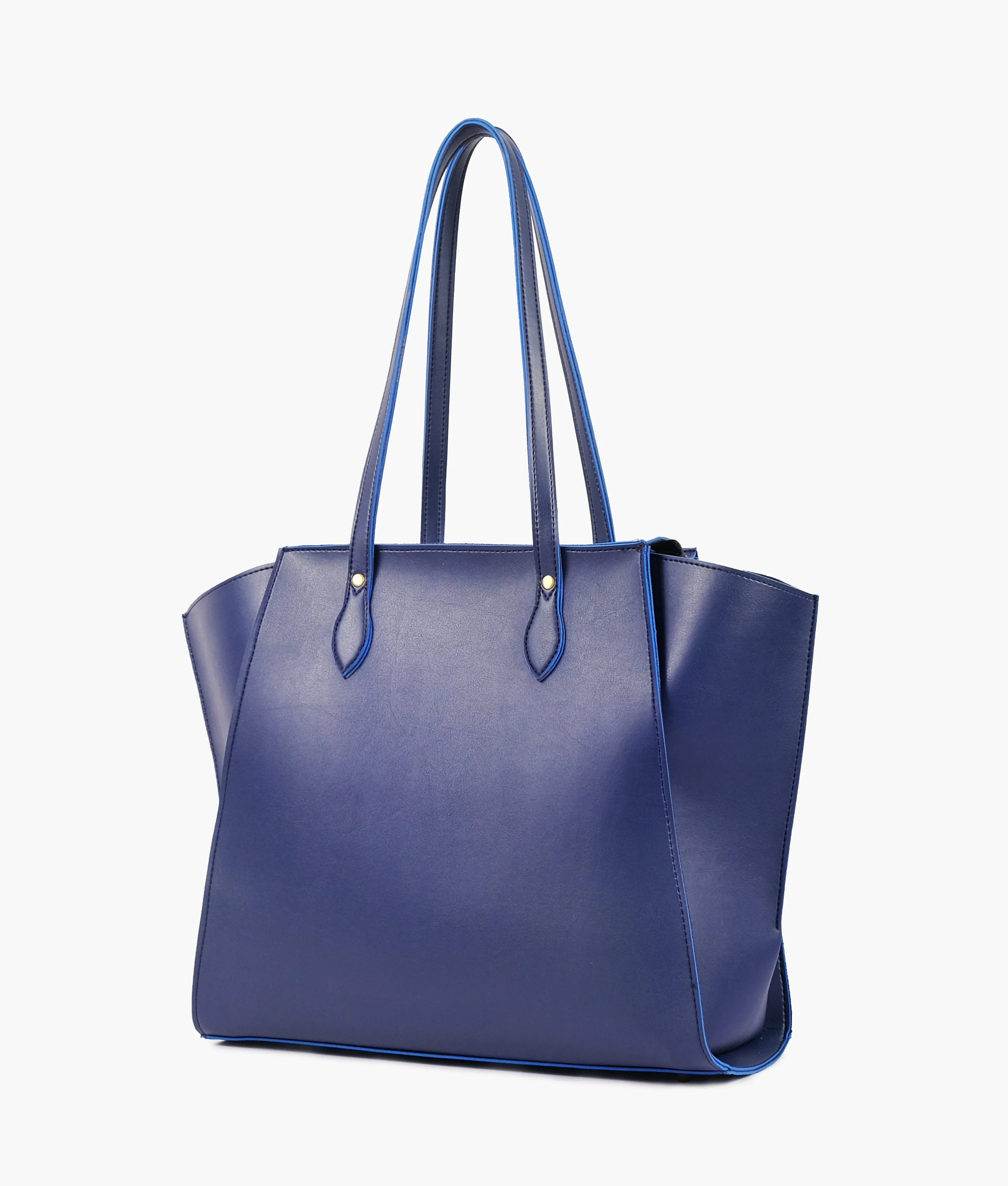 Blue classic tote bag