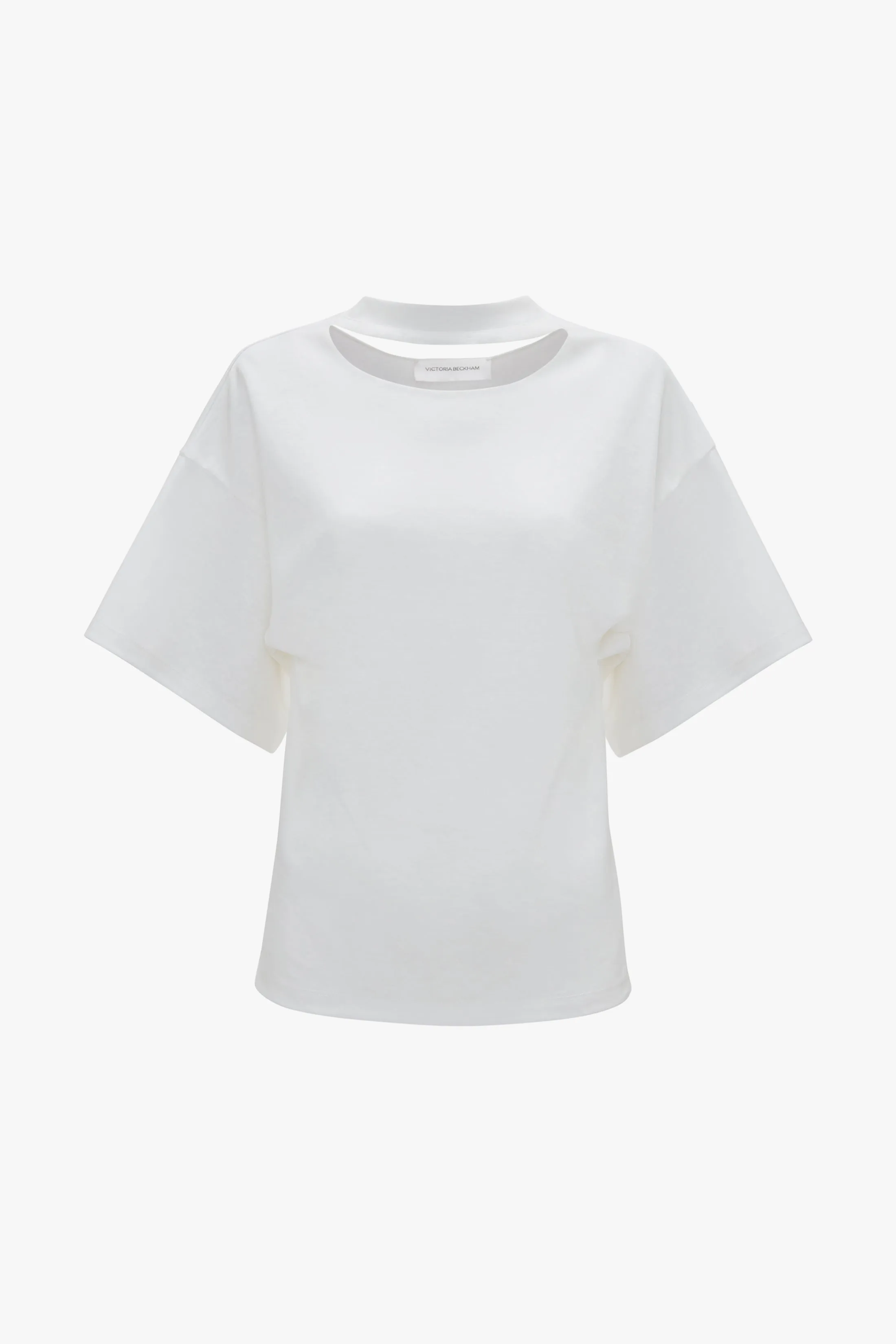 Bonded Jersey Tee In White