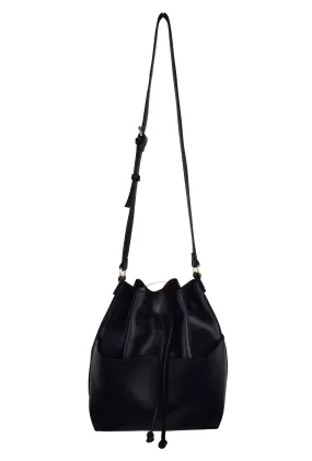 BUCKET BAG W/ FRONT POCKETS