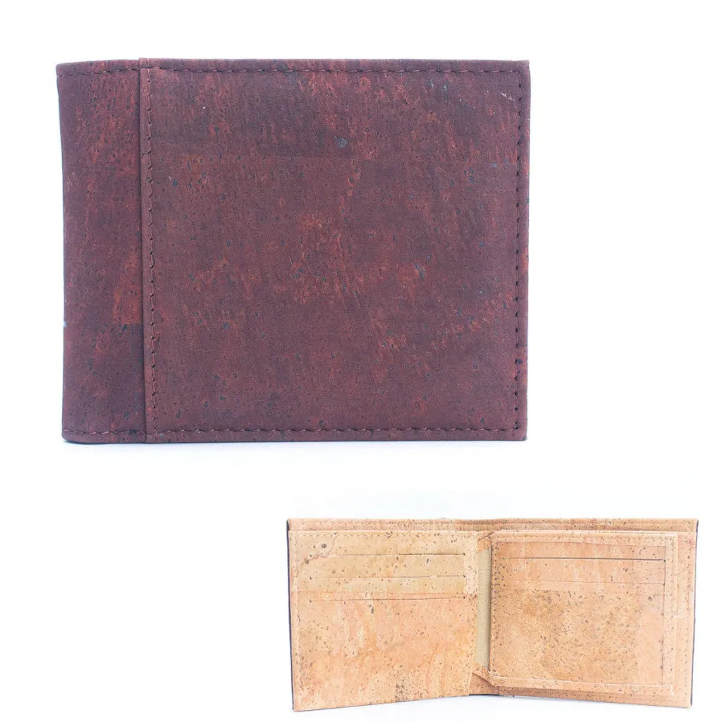 BUY 1 GET 1 FREE: Brown Cork Men's Cardholder Wallet  BAG-2074-DEF