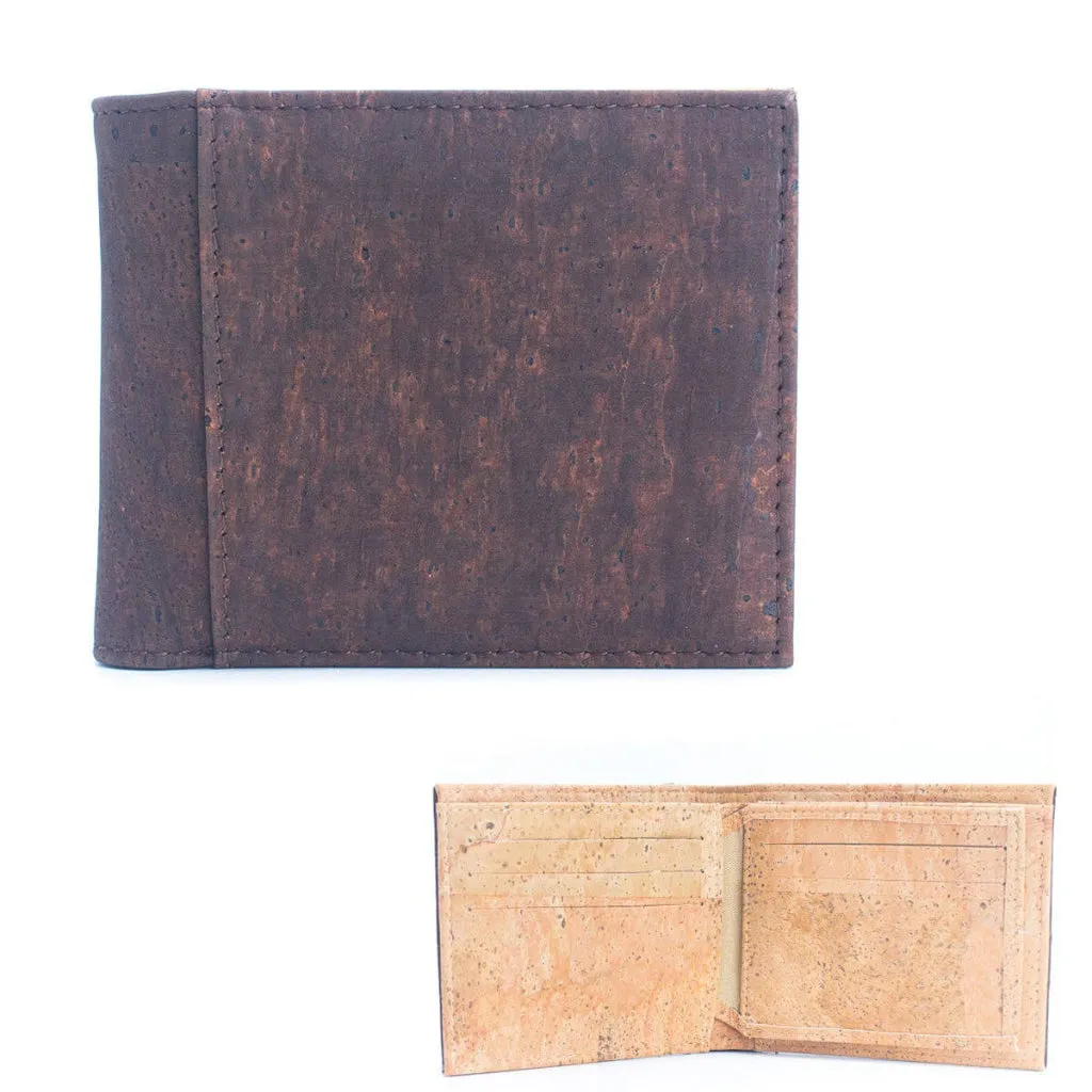 BUY 1 GET 1 FREE: Brown Cork Men's Cardholder Wallet  BAG-2074-DEF