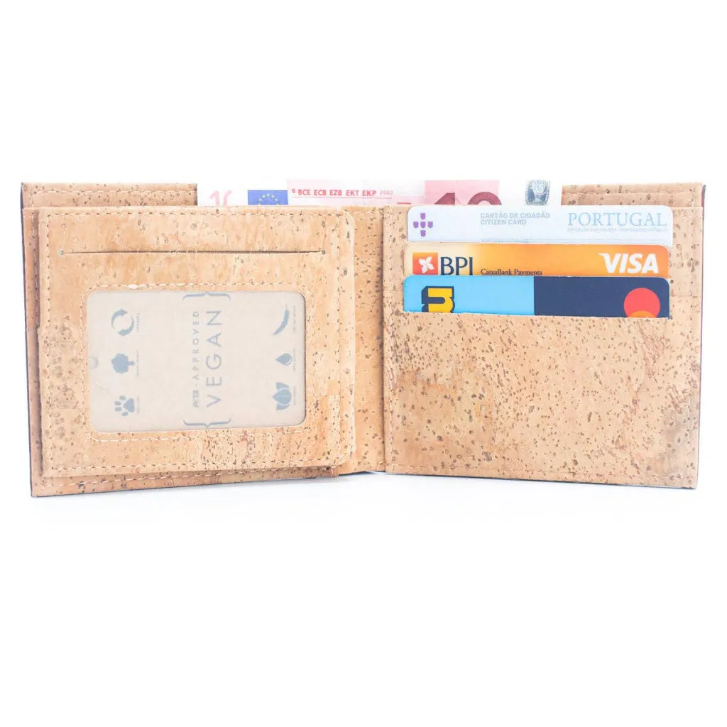 BUY 1 GET 1 FREE: Brown Cork Men's Cardholder Wallet  BAG-2074-DEF