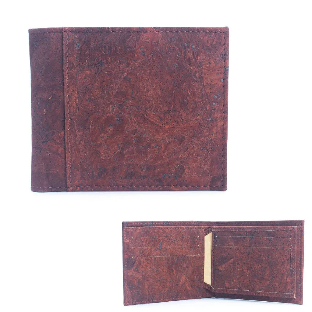 BUY 1 GET 1 FREE: Brown Cork Men's Cardholder Wallet  BAG-2074-DEF