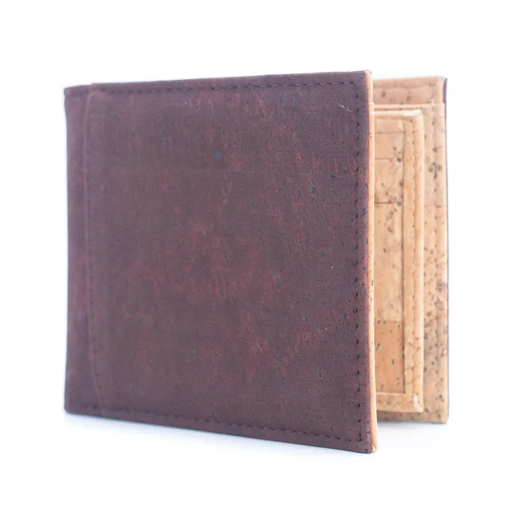 BUY 1 GET 1 FREE: Brown Cork Men's Cardholder Wallet  BAG-2074-DEF