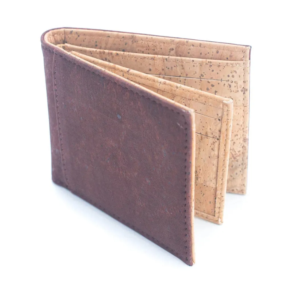 BUY 1 GET 1 FREE: Brown Cork Men's Cardholder Wallet  BAG-2074-DEF