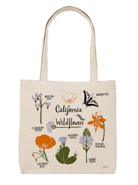 California Wildflower Everyday Tote