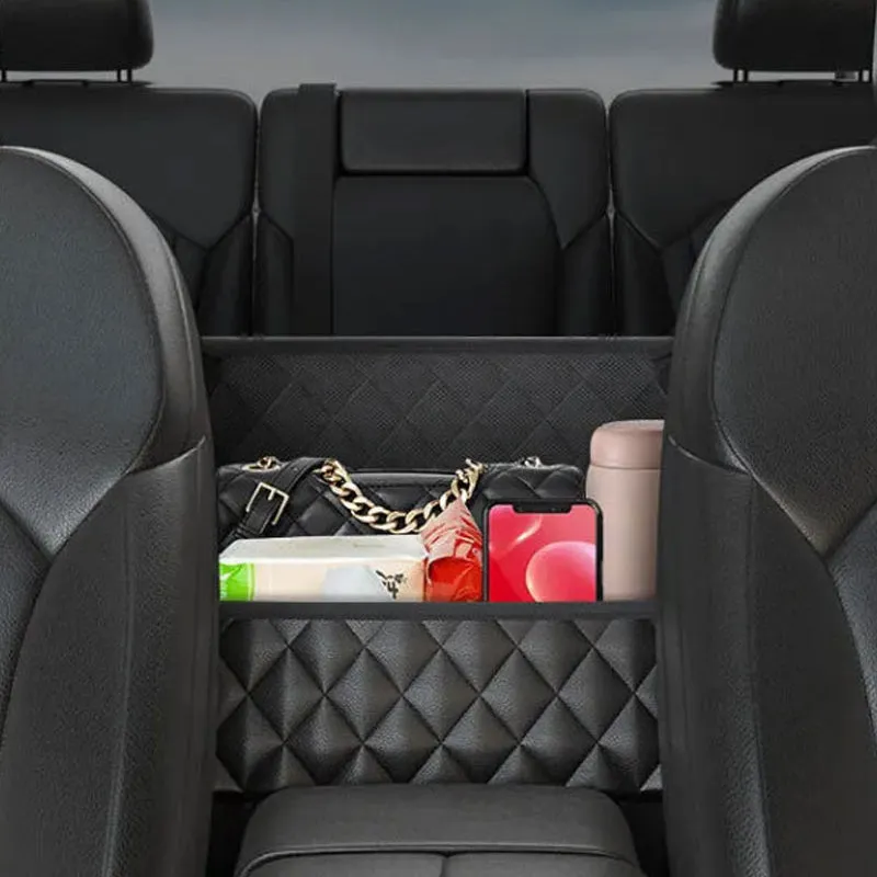 Car seat back storage bag - multi-functional storage