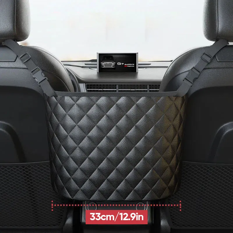 Car seat back storage bag - multi-functional storage