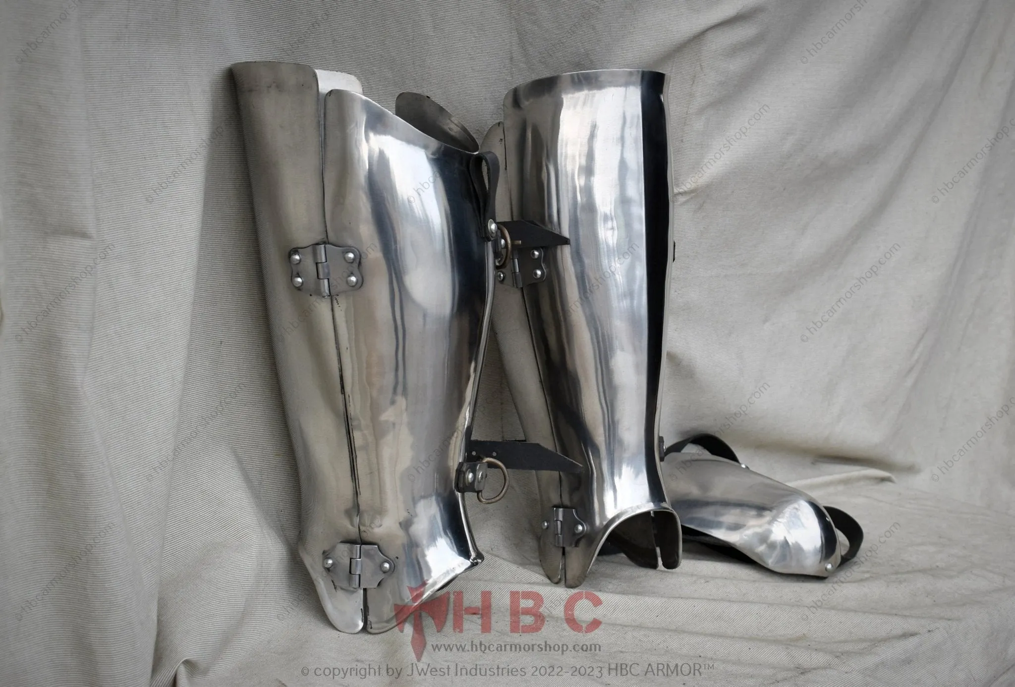 Case Greave Medieval Shin Guard Leg Armour /SCA/buhurt Medieval reenactment Greave