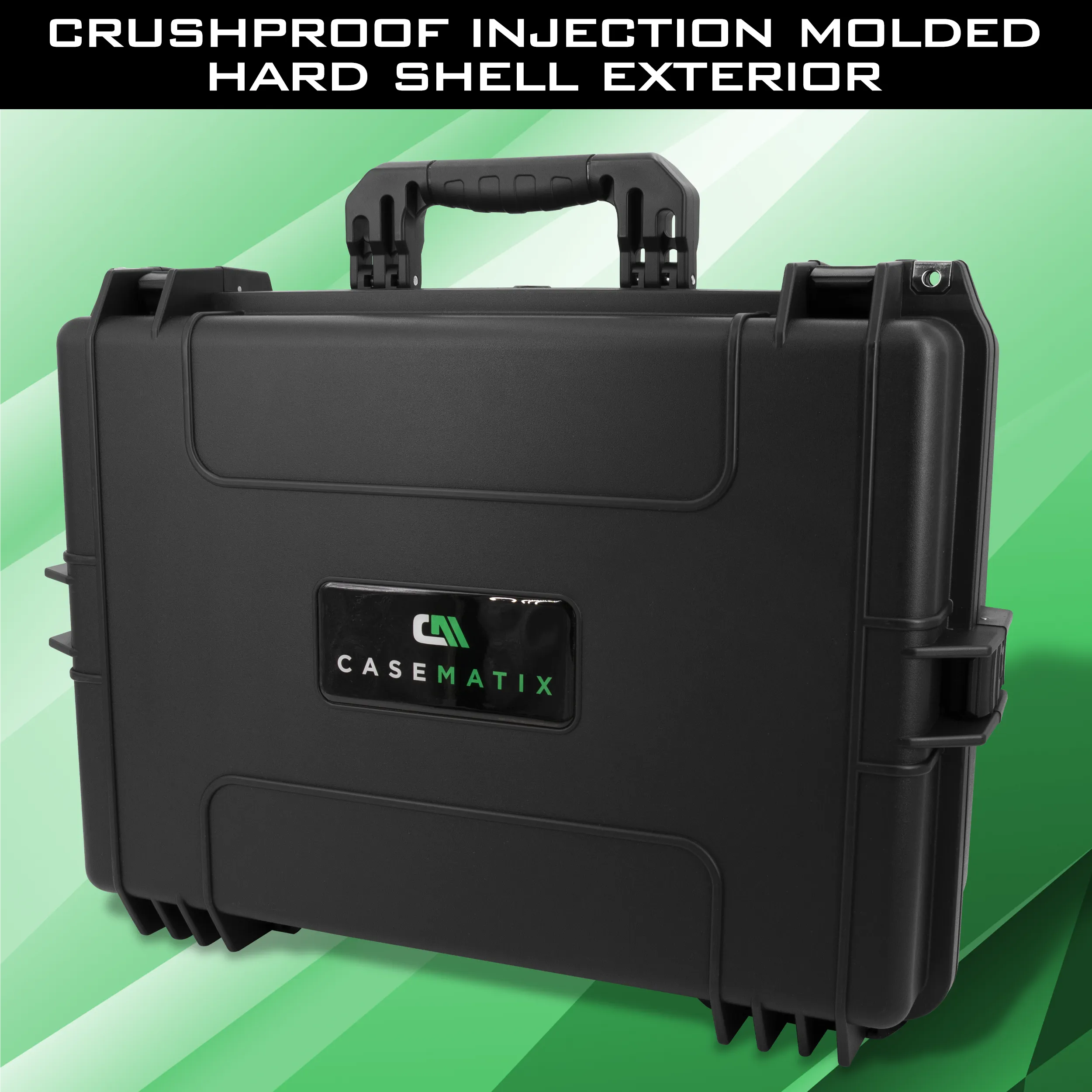 CASEMATIX Hard Shell Travel Case Compatible with Xbox Series X & S Console, Controllers, Headset and Accessories - Waterproof and Crushproof with Foam