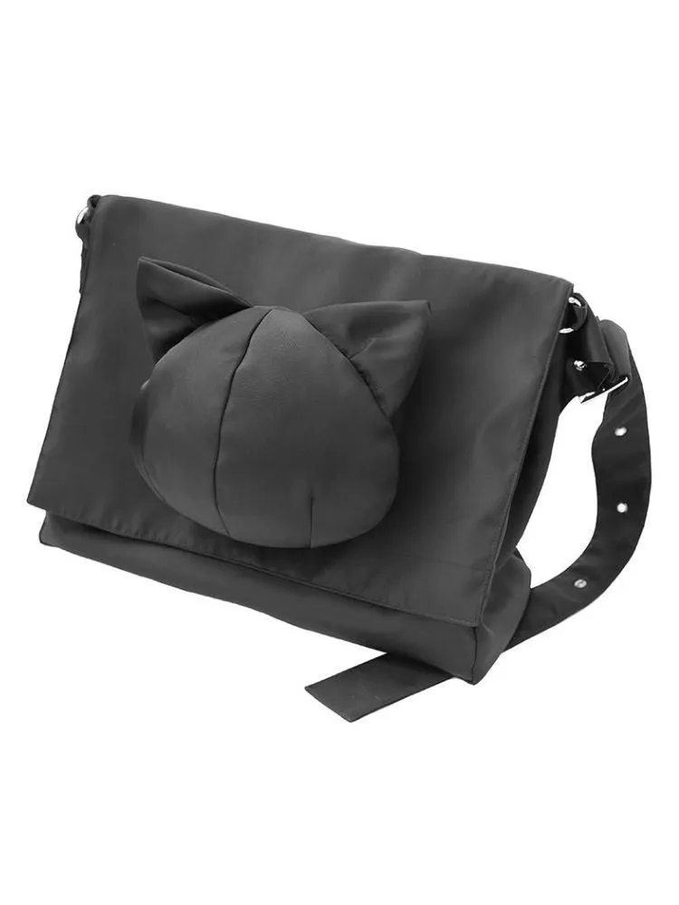 Cat Head Waterproof Crossbody Messenger Bag【s0000005204】