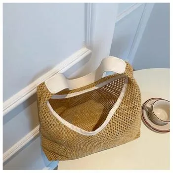 Chic Boho Braided Straw Tote: Your Must-Have Summer Accessory