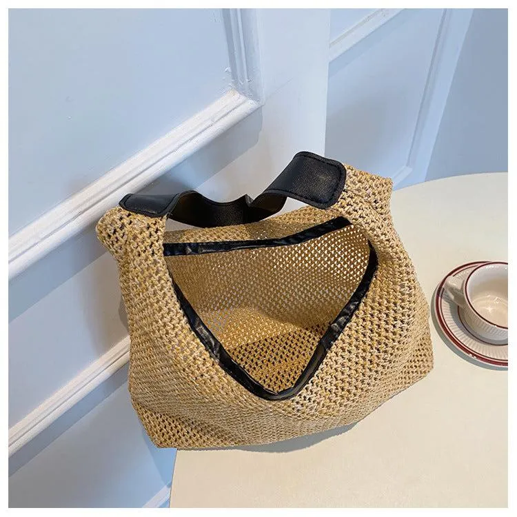 Chic Boho Braided Straw Tote: Your Must-Have Summer Accessory