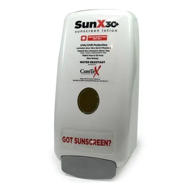 Coretex Sun X SPF30 Lotion 750 ml Wallmount Dispenser 71558