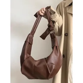 Curved Hobo Bag