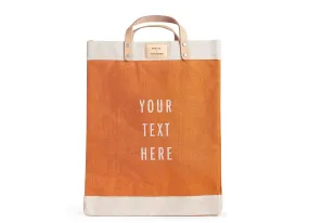 Customized Market Bag in Citrus - Wholesale