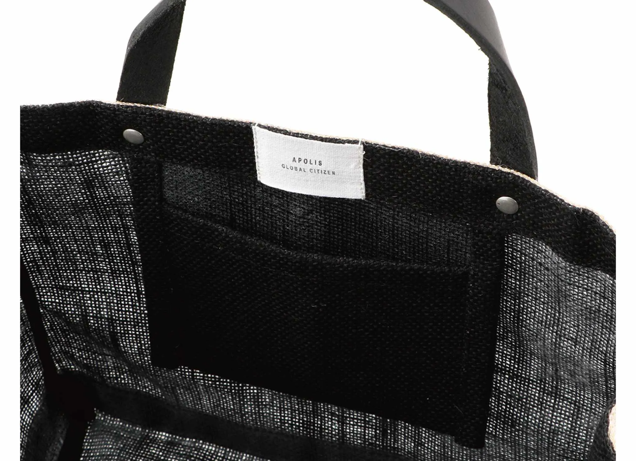 Customized Petite Market Bag in Black - Wholesale