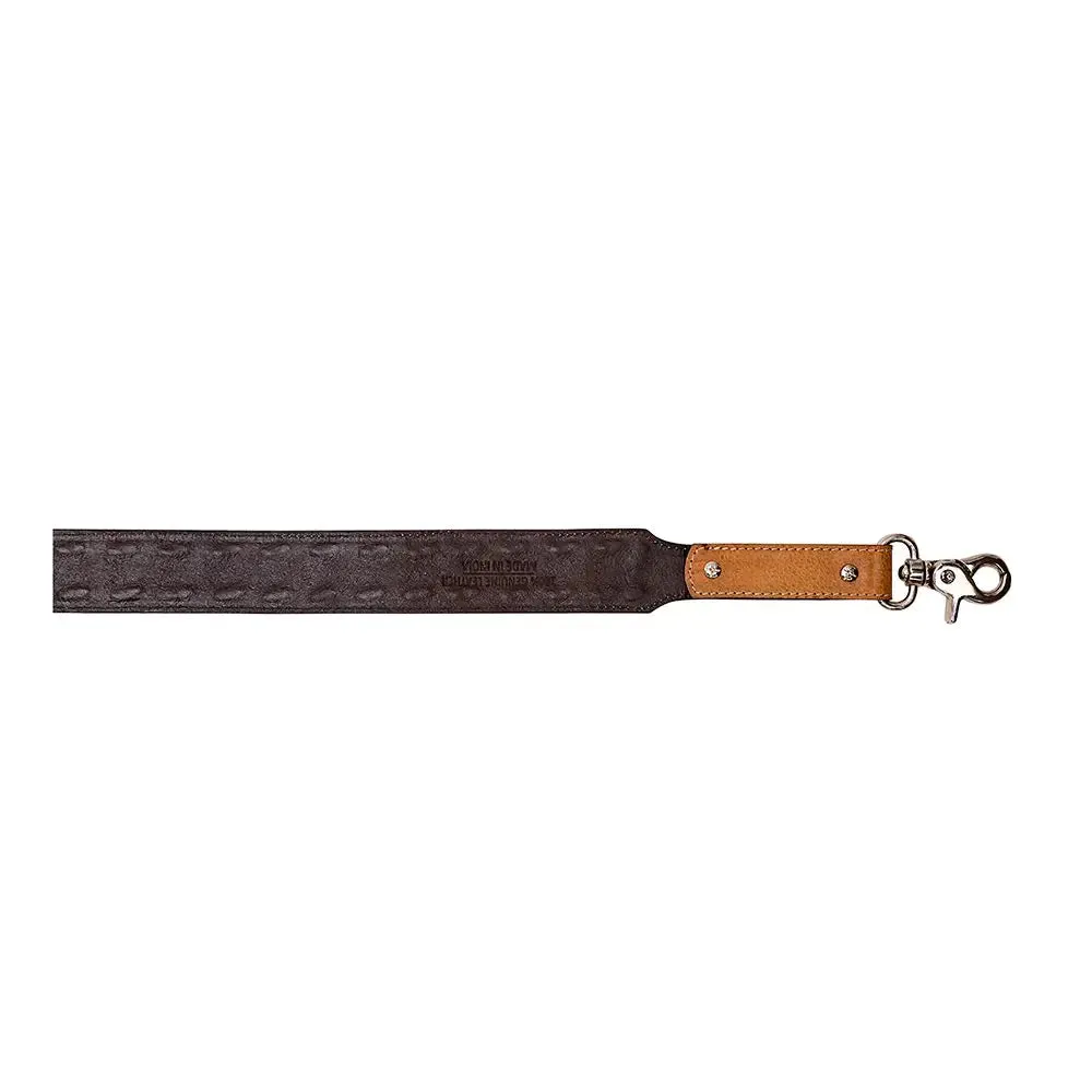 Dakota Bluff Hand-Tooled Leather Strap