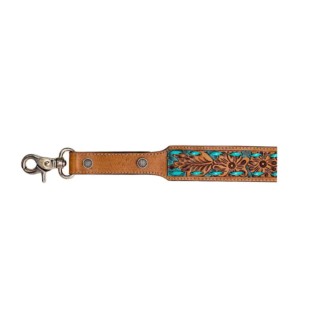 Dakota Bluff Hand-Tooled Leather Strap