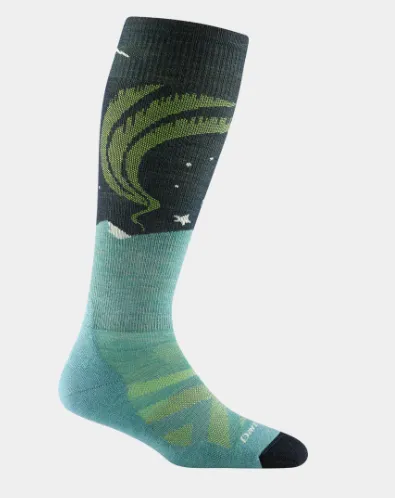 Darn Tough Women's Aurora Over-The-Calf Lightweight Ski & Snowboard Sock 2025