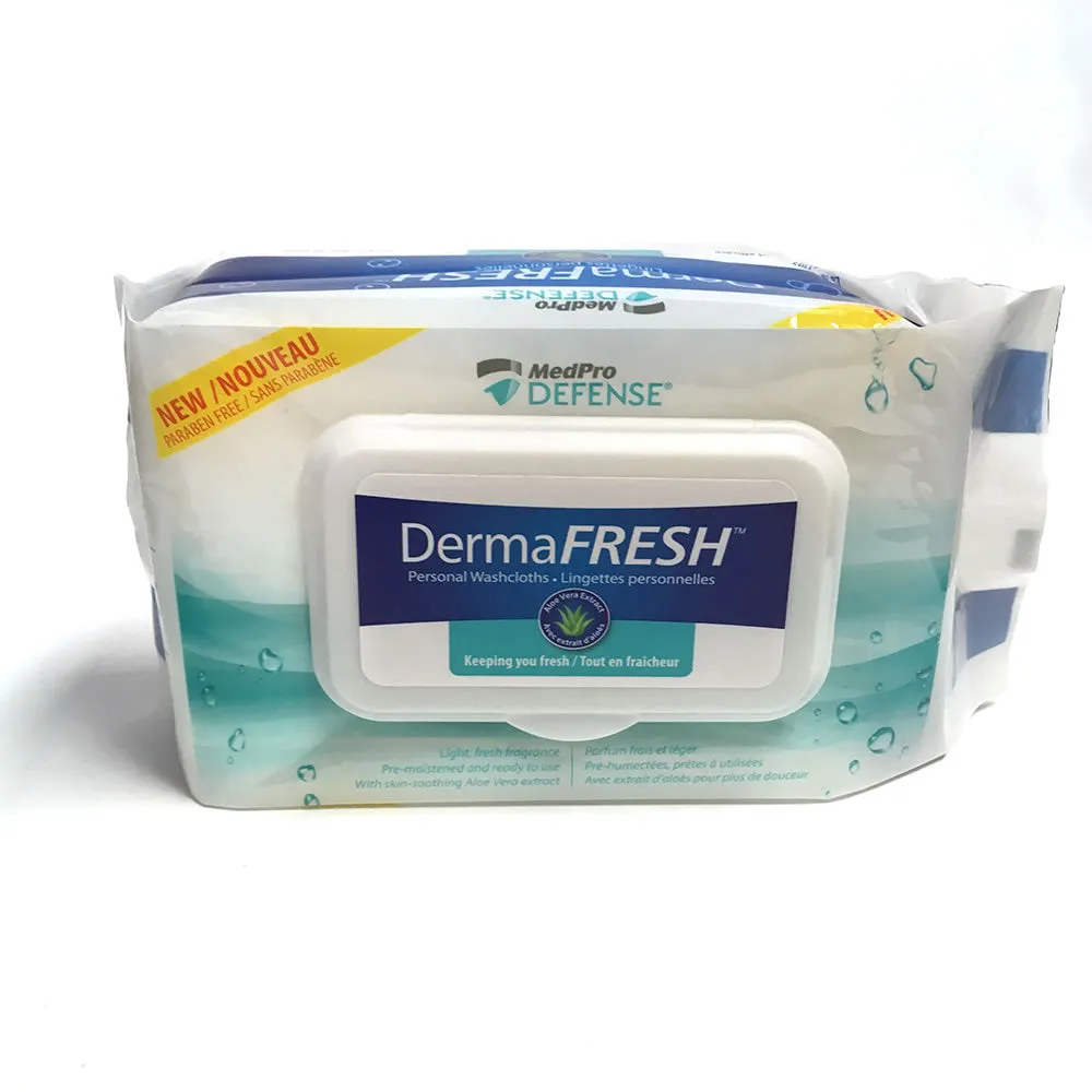 DermaFresh Personal Washcloths