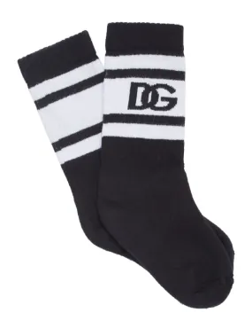 Dolce&amp;Gabbana   Logo cotton blend socks 