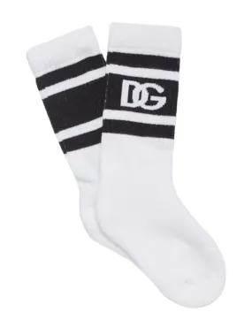 Dolce&amp;Gabbana   Logo cotton blend socks 