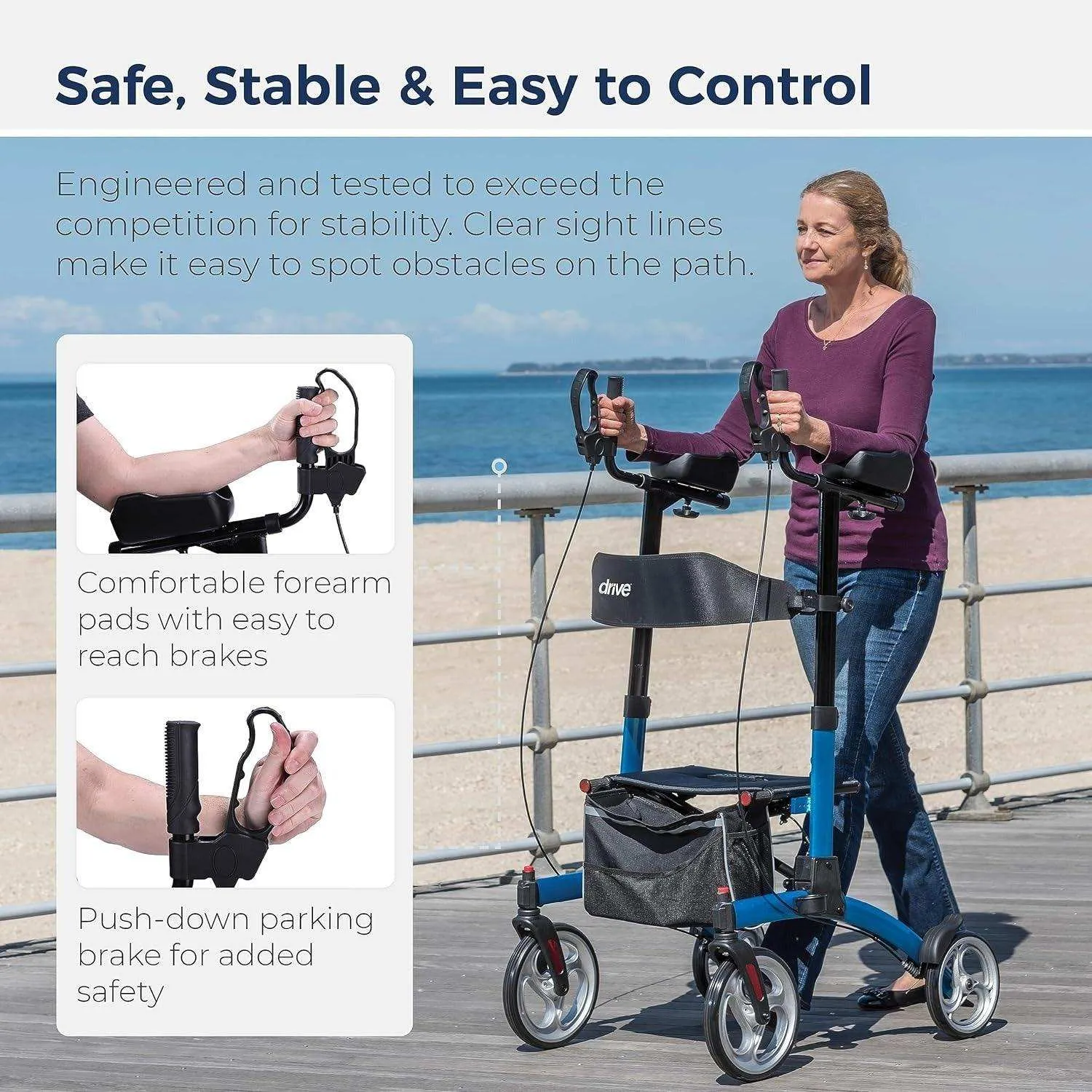 Drive Medical Elevate Upright Walker