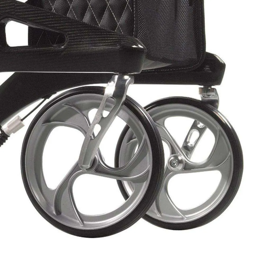 Drive Medical Nitro Elite CF Carbon Fiber Rollator Walker - Black