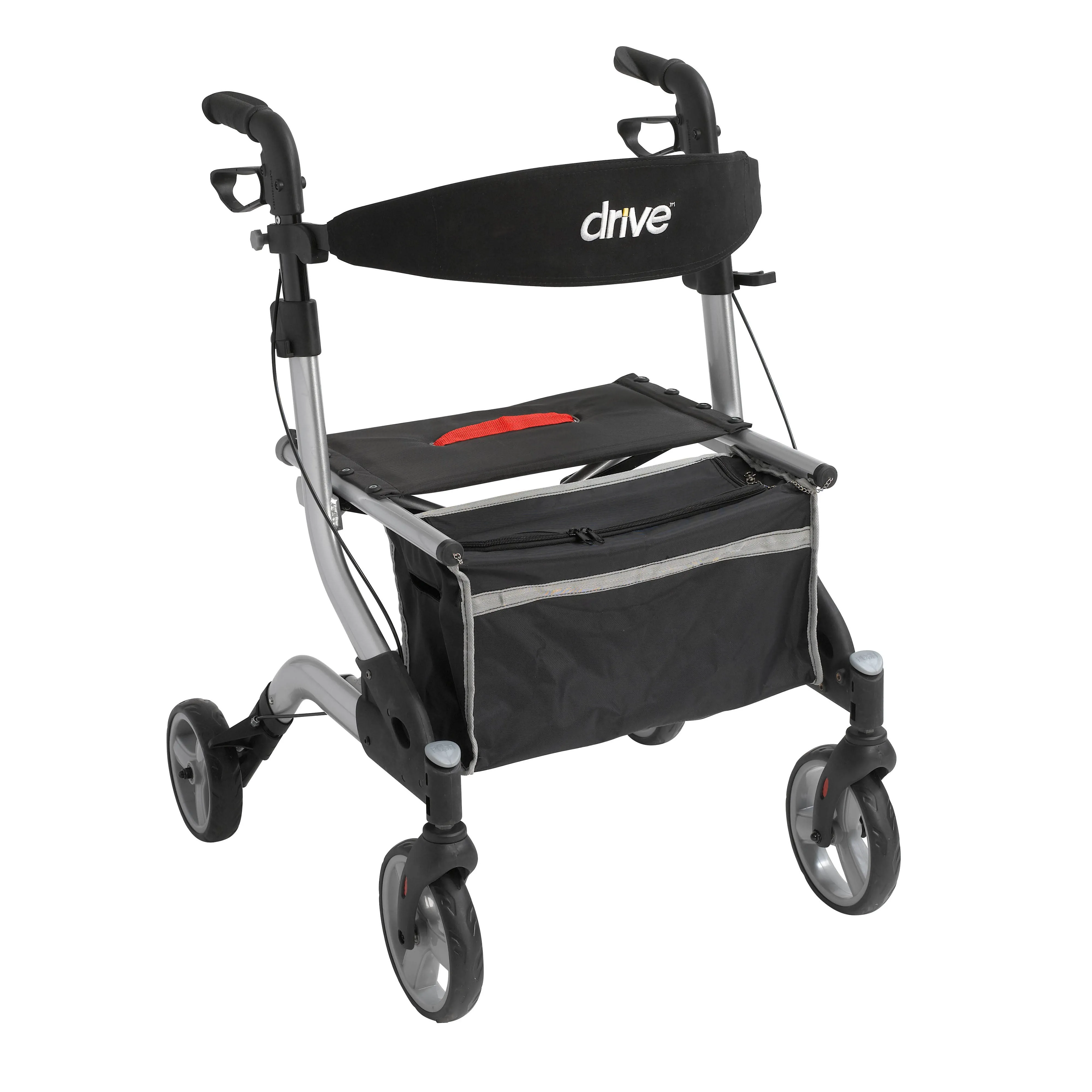 Drive Medical rtl10555sl iWalker Euro Style Rollator, Silver